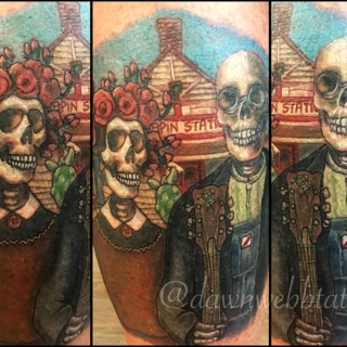 Tattoo: unique take on old artwork