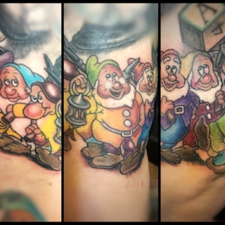 Tattoo: the 7 dwarfs from Snow White