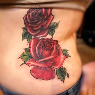 Tattoo: two roses